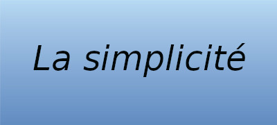 la simplicite